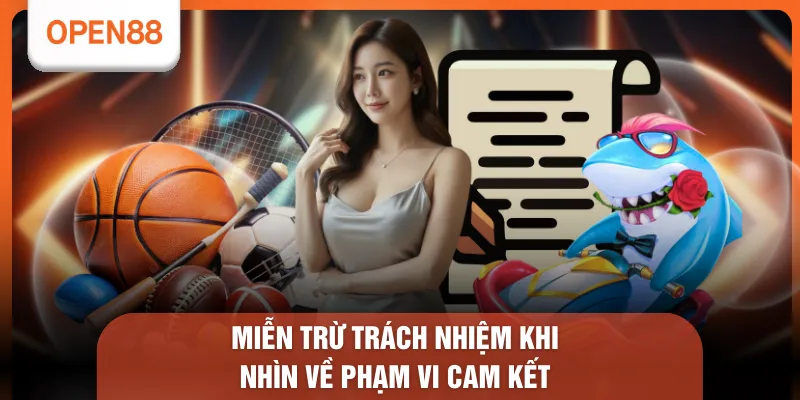Miễn trừ trách nhiệm khi nhìn về phạm vi cam kết 